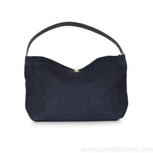 Marineday Shipfly Linen Canvas Shoulder Bag (Black) - NOMADO Store 