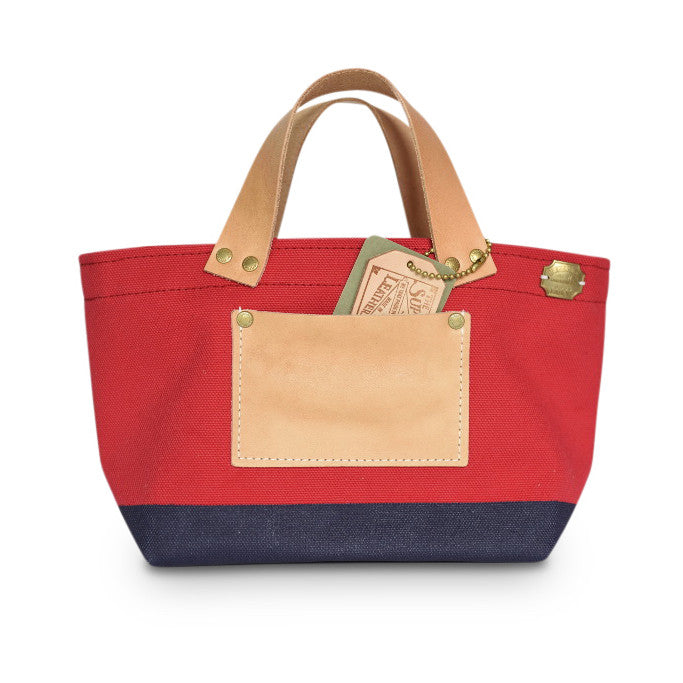 The Superior Labor Engineer Bag Petite Red/Navy Paint. - NOMADO Store 