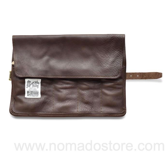 The Superior Labor leather pen roll (4 colours) - NOMADO Store 