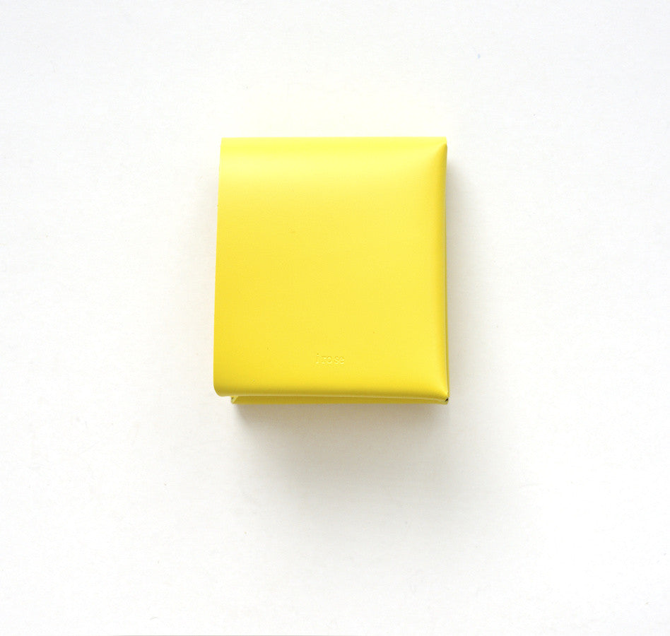 i ro se Seamless Short Wallet (yellow) - NOMADO Store 