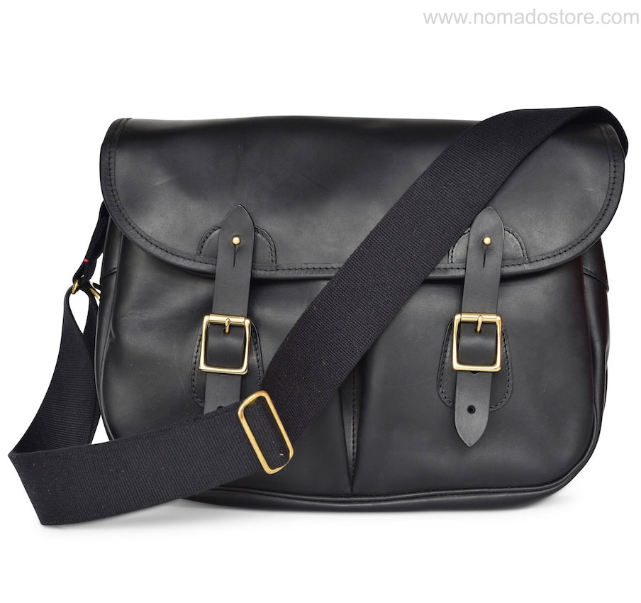 CROOTS DALBY CARRYALL VINTAGE LEATHER (L) (Black) - NOMADO Store 