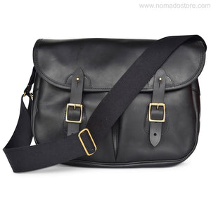 CROOTS DALBY CARRYALL VINTAGE LEATHER (L) (Black) - NOMADO Store 