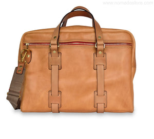 CROOTS VINTAGE LEATHER LAPTOP BAG (Natural) - NOMADO Store 