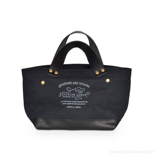 The Superior Labor Engineer Bag Petite Ltd Edition Black canvas black leather - NOMADO Store 