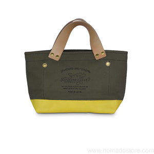 The Superior Labor Engineer Bag Petite Khaki/Yellow paint - NOMADO Store 