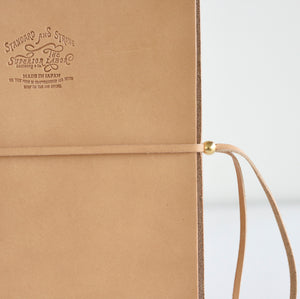 The Superior Labor A5 "Re-use" Leather Notebook Cover (3 colours) - NOMADO Store 