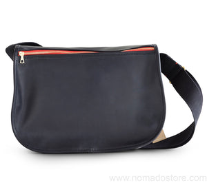 CROOTS DALBY CARRYALL VINTAGE LEATHER (L) (Navy blue) - NOMADO Store 
