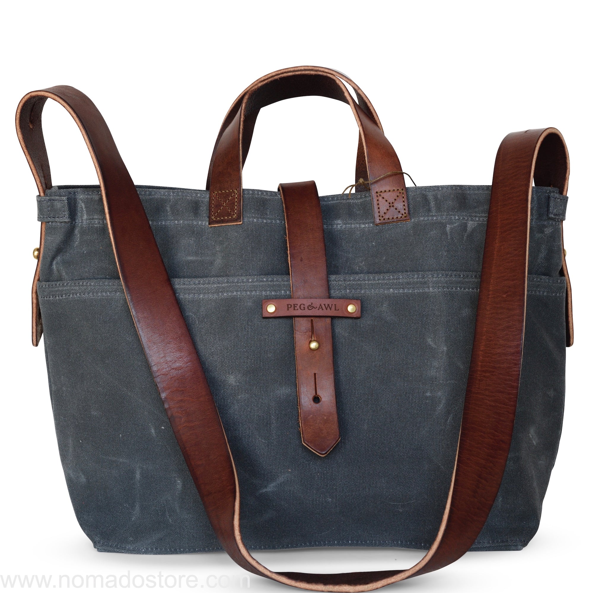 Lola Box Tote in Chestnut – Awl Snap Leather Goods