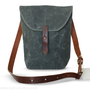 Peg and Awl The Hunter Satchel - Slate - NOMADO Store 