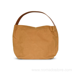 Marineday Minifish Linen Canvas Shoulder Bag (Mustard) - NOMADO Store 