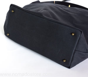 Marineday Minifish Linen Canvas Shoulder Bag (Black) - NOMADO Store 