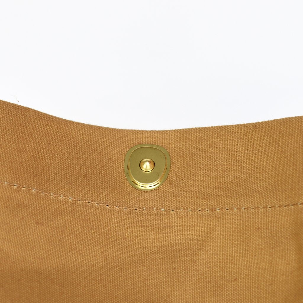 Marineday Fishfly Linen Canvas Shoulder Bag (Mustard) - NOMADO Store 