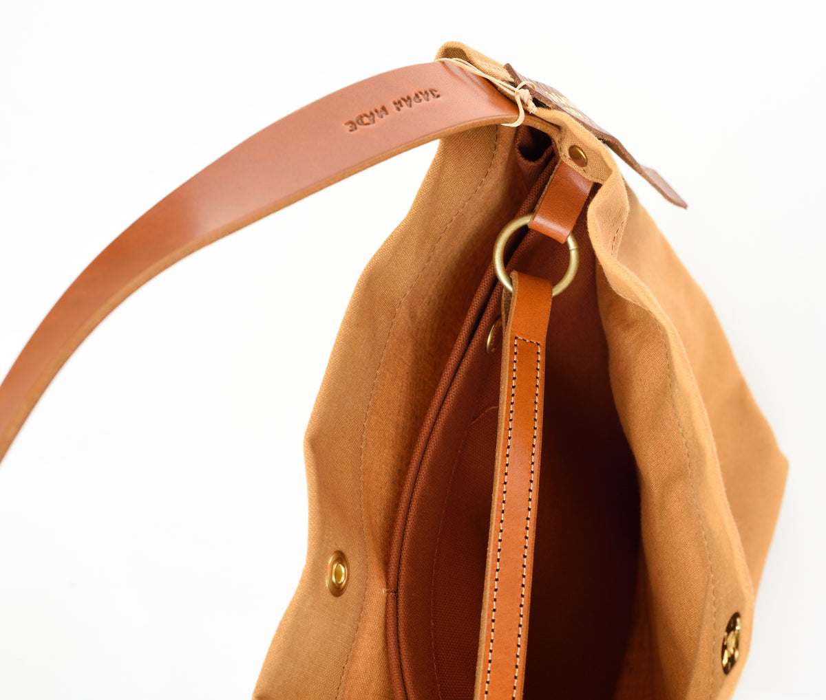 Marineday Minifish Linen Canvas Shoulder Bag (Mustard) - NOMADO Store 