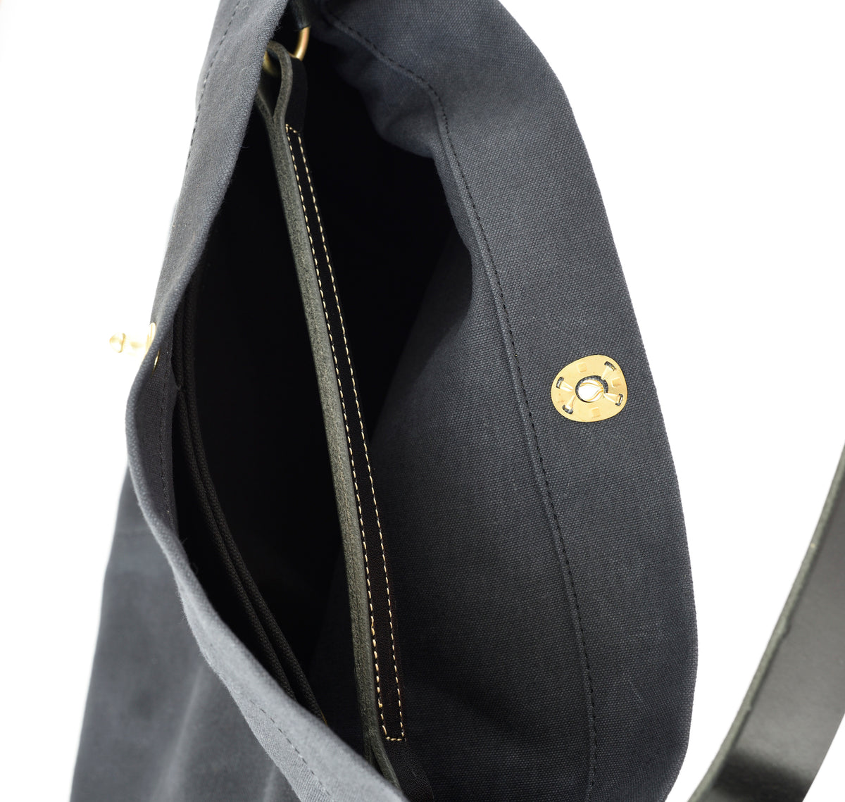 Marineday Minifish Linen Canvas Shoulder Bag (Black) - NOMADO Store 