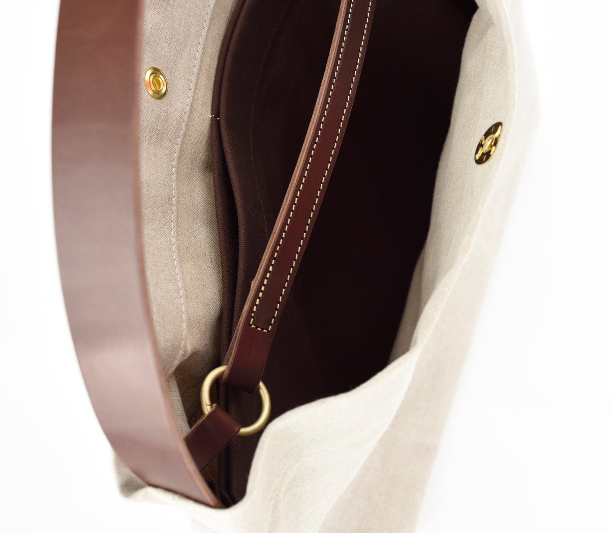 Marineday Minifish Linen Canvas Shoulder Bag (Natural) - NOMADO Store 