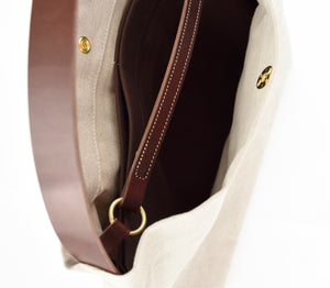 Marineday Minifish Linen Canvas Shoulder Bag (Natural) - NOMADO Store 
