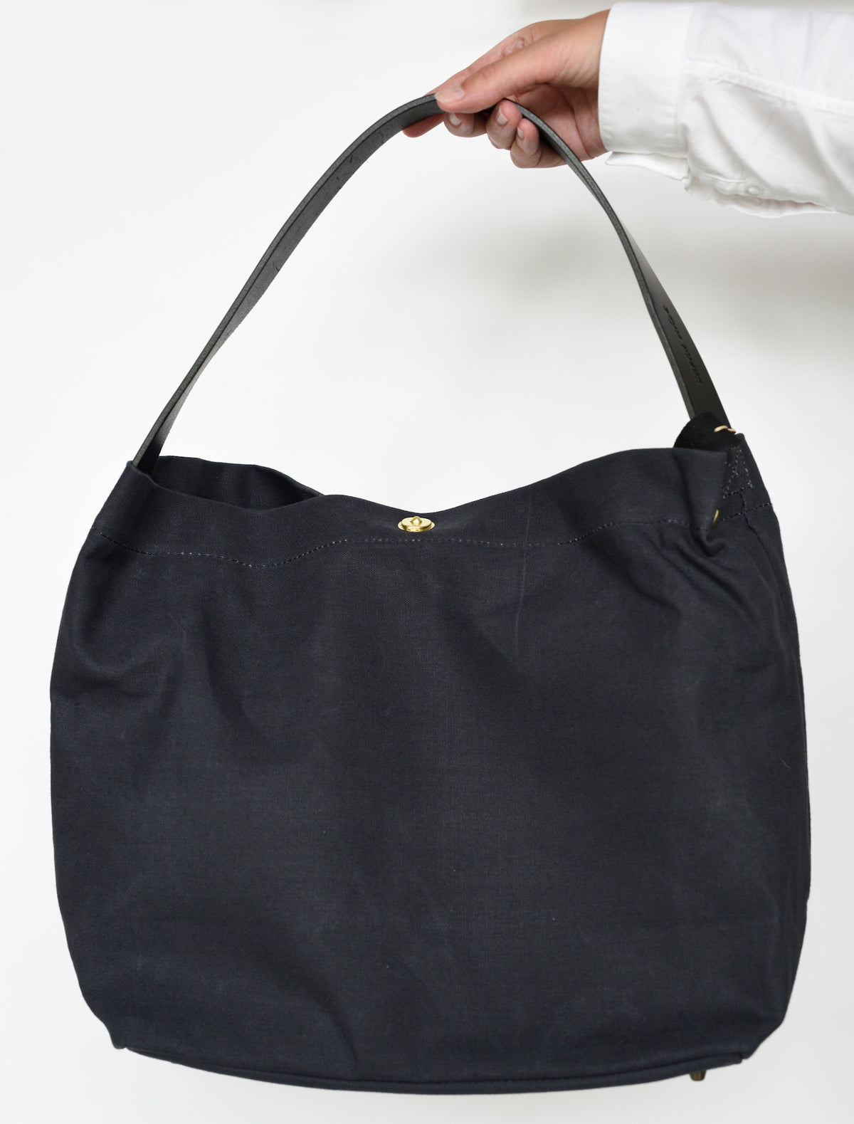 Marineday Minifish Linen Canvas Shoulder Bag (Black) - NOMADO Store 