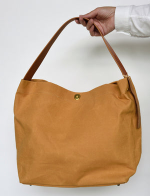 Marineday Minifish Linen Canvas Shoulder Bag (Mustard) - NOMADO Store 