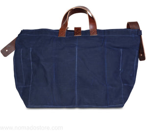 Peg and Awl Large Waxed Canvas Tote - Rook/Zipper - NOMADO Store 