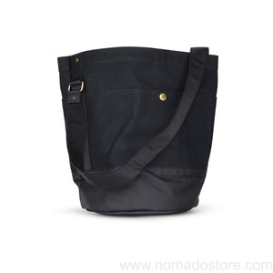 Marineday Roots Bucket Shoulder Bag (Black) - NOMADO Store 