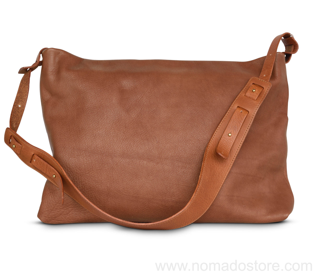 .urukust Leather Shoulder Bag L Brown - NOMADO Store 
