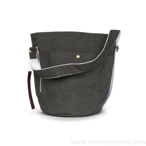 Marineday Roots Bucket Shoulder Bag (Khaki) - NOMADO Store 