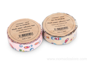 Classiky KOKESHI Doll Masking Tape 1 piece pack (Pink or camel) - NOMADO Store 