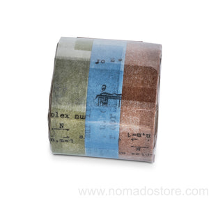 Classiky Collage Masking Tape 3 colors set - NOMADO Store 