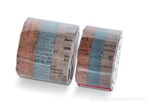 Classiky Old Book Masking Tape 3 colours set (10mm or 15mm) - NOMADO Store 