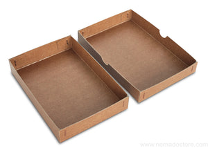 Classiky Wax Covered Paper Lid Box (3 sizes) - NOMADO Store 