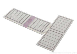 Classiky Letterpress Folded Memo Cards (3 colours/sizes) 20pcs - NOMADO Store 