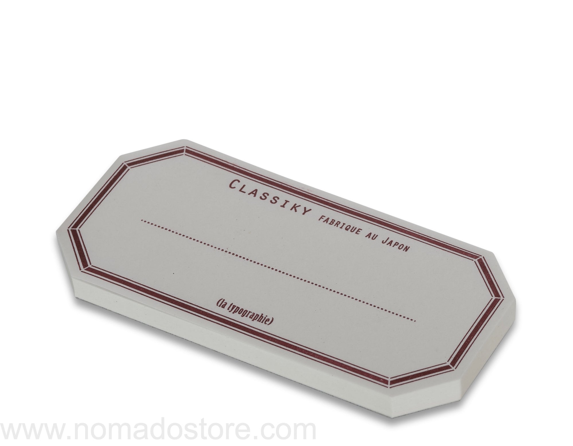 Classiky Letterpress Water Adhesive Label Book (2 colours) 50pcs - NOMADO Store 