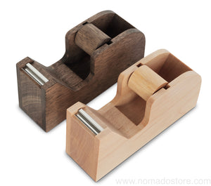 Classiky tape dispenser(wood) Natural or Brown - NOMADO Store 