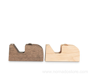 Classiky tape dispenser(wood) Natural or Brown - NOMADO Store 