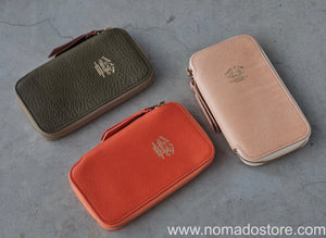 The Superior Labor Leather Zip Pen Case (5 colours) - NOMADO Store 