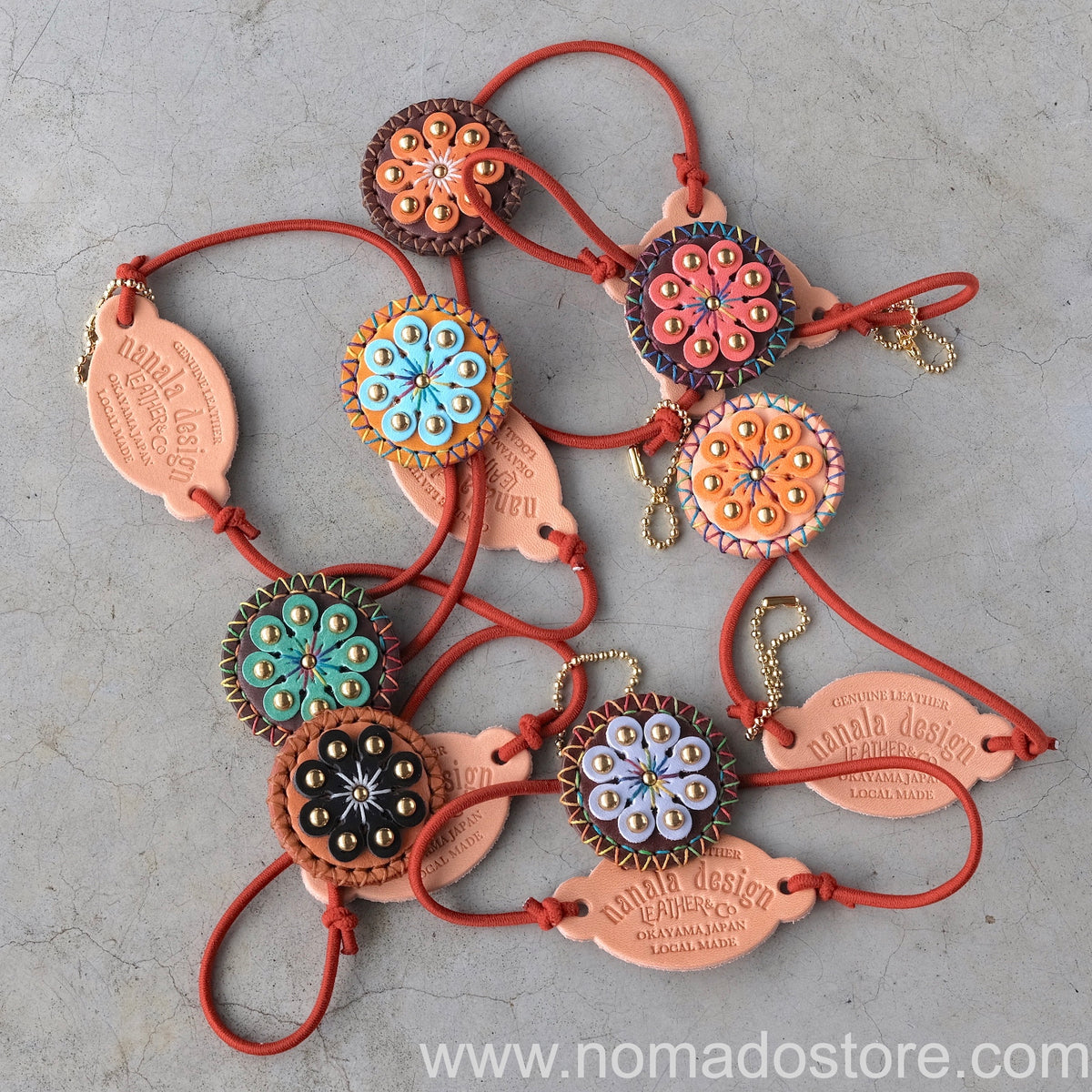 Nanala Design Leather Concho (8 colours) - NOMADO Store 