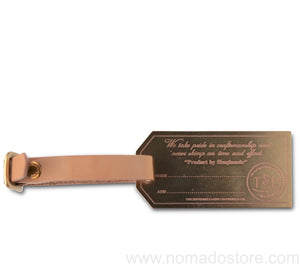 The Superior Labor x Nomado Store Brass Luggage Tag - NOMADO Store 