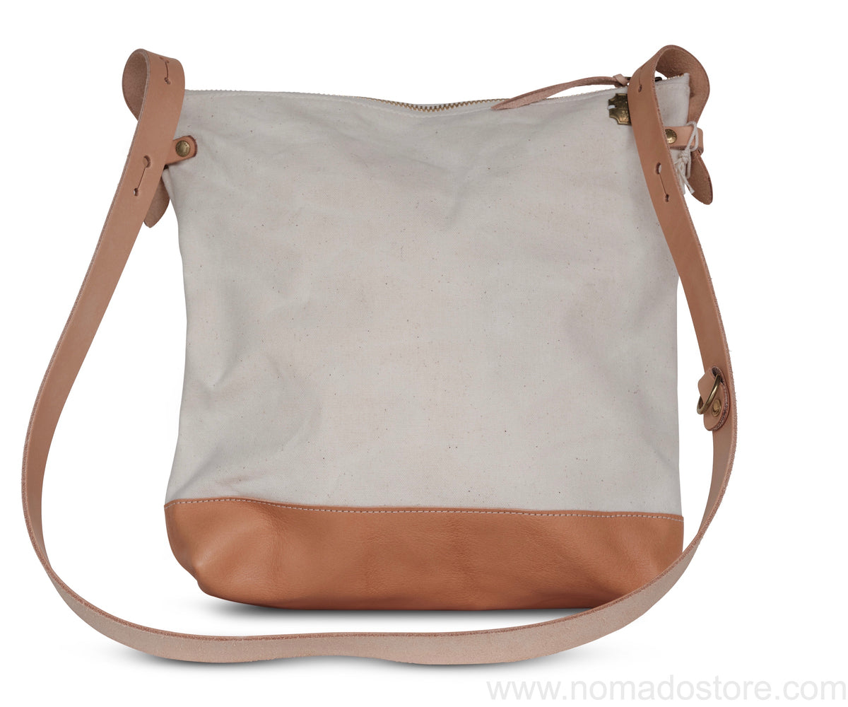 The Superior Labor Leather Bottom Shoulder Bag Large Deep (7 colours) - NOMADO Store 