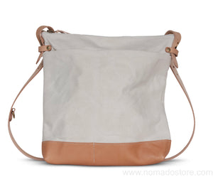 The Superior Labor Leather Bottom Shoulder Bag Large Deep (7 colours) - NOMADO Store 