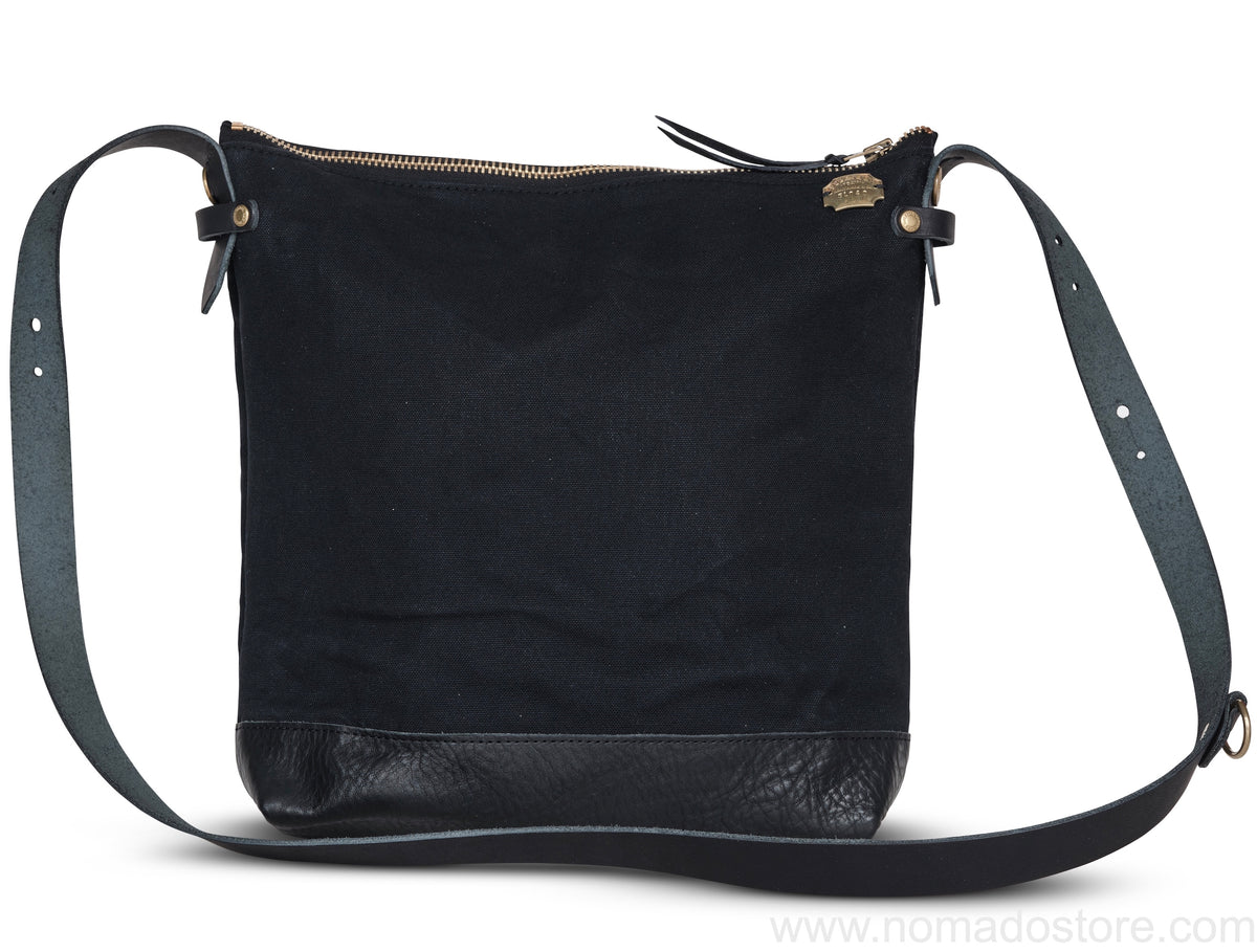 The Superior Labor Leather Bottom Shoulder Bag Large Deep (7 colours) - NOMADO Store 