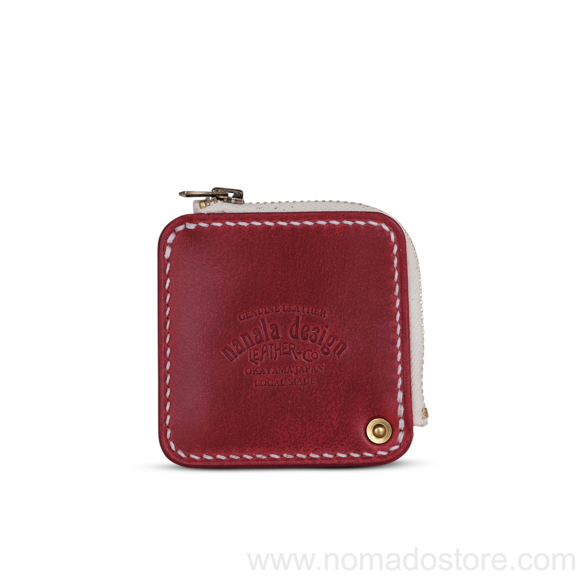 Nanala Design Leather Mini Zip Coin Case (3 colours) - NOMADO Store 