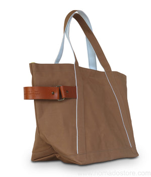 Marineday Tender Canvas Tote Bag (Moca) - NOMADO Store 