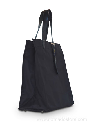 Marineday Flow 66 Nylon Tote Bag (Black/Black) - NOMADO Store 