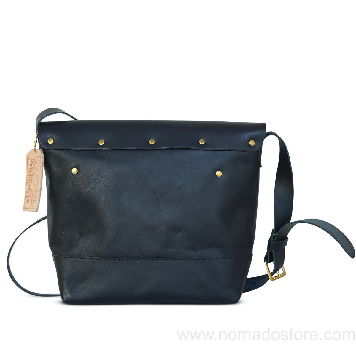 Superior Labor x Nomado Store Paint Shoulder Bag Large - All Leather (Black Edition)