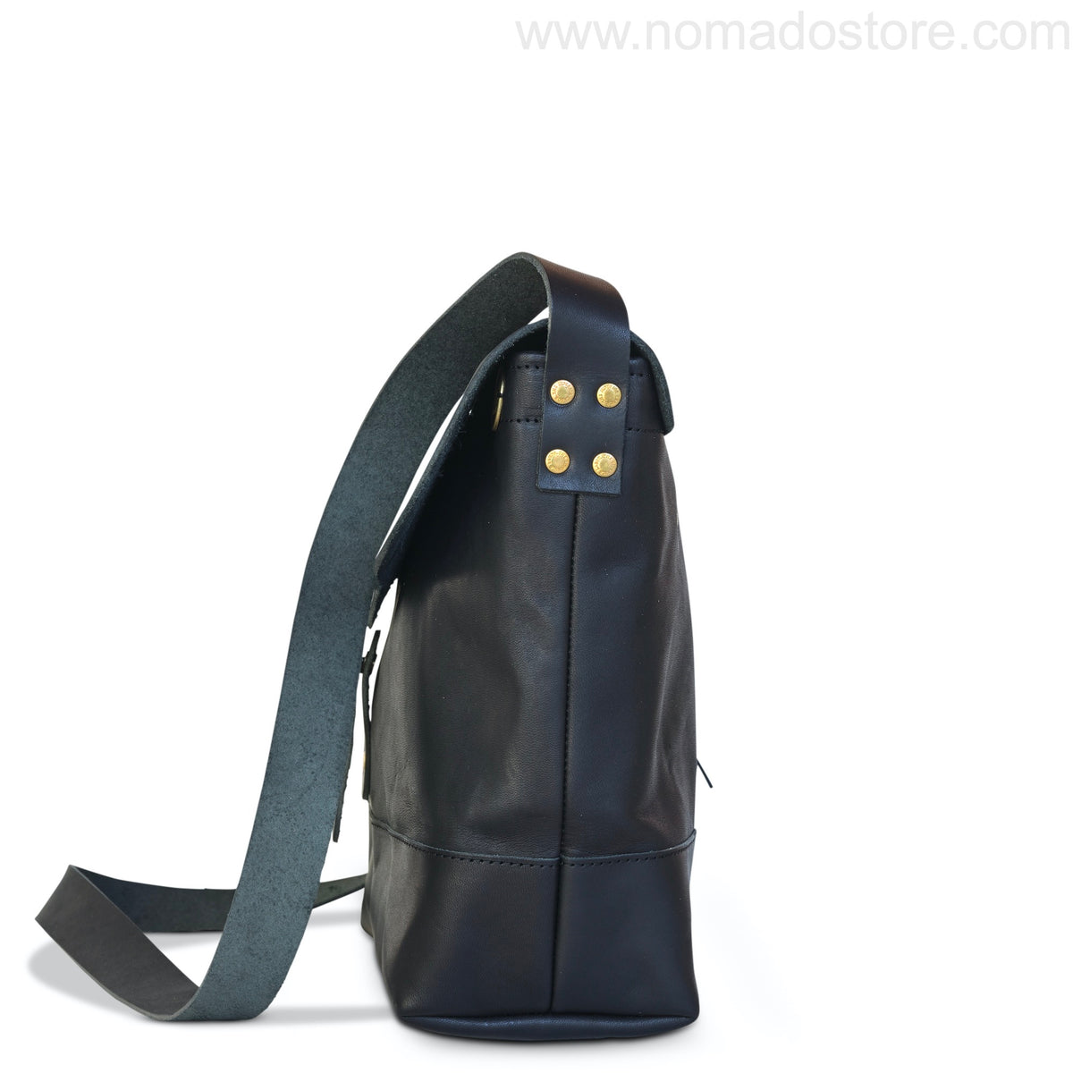 Superior Labor x Nomado Store Paint Shoulder Bag Large - All Leather (Black Edition)