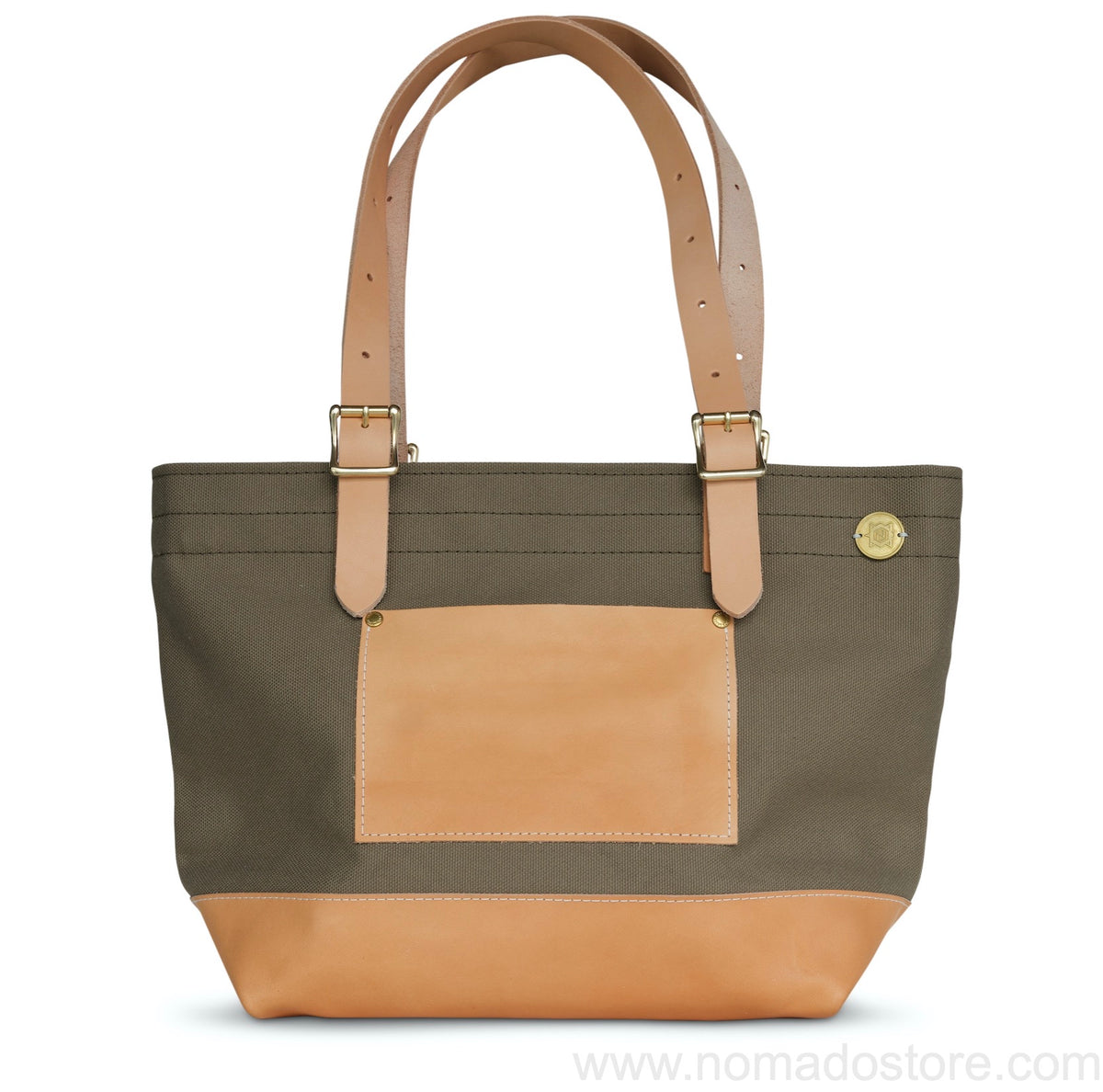 Superior Labor x Nomado Store Engineer Tote Bag Compact SE (khaki/leather)