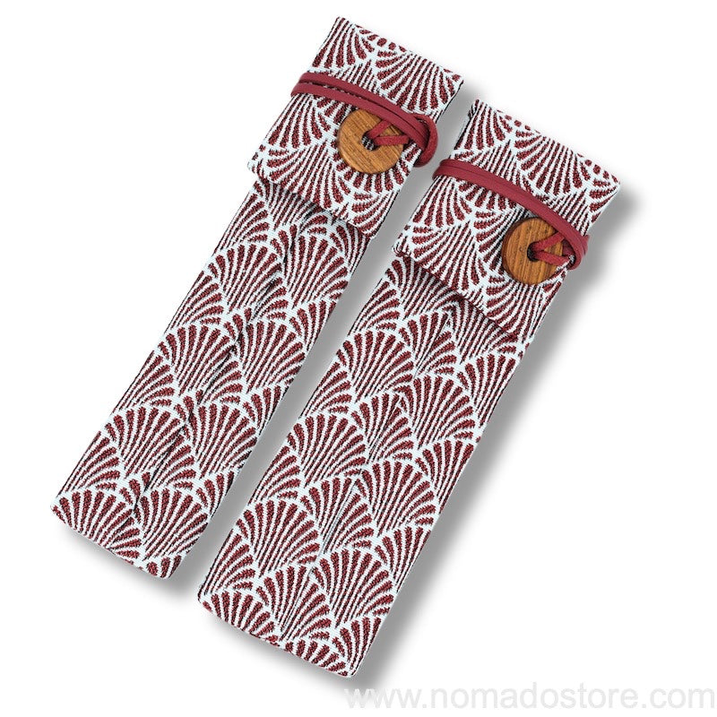 Daruma Factory x Nomado Store Pen Kimono (S or L) Red Fans/Red