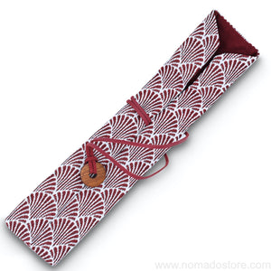 Daruma Factory x Nomado Store Pen Kimono (S or L) Red Fans/Red