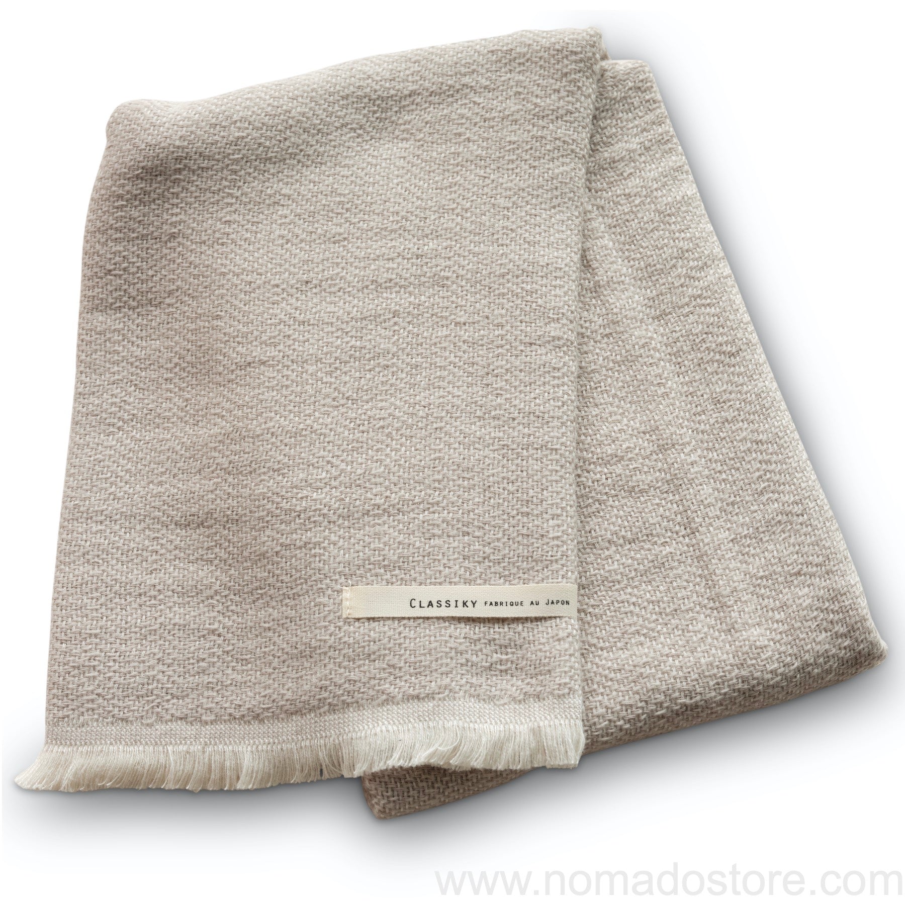 Classiky Woven Herringbone Muffler (natural)