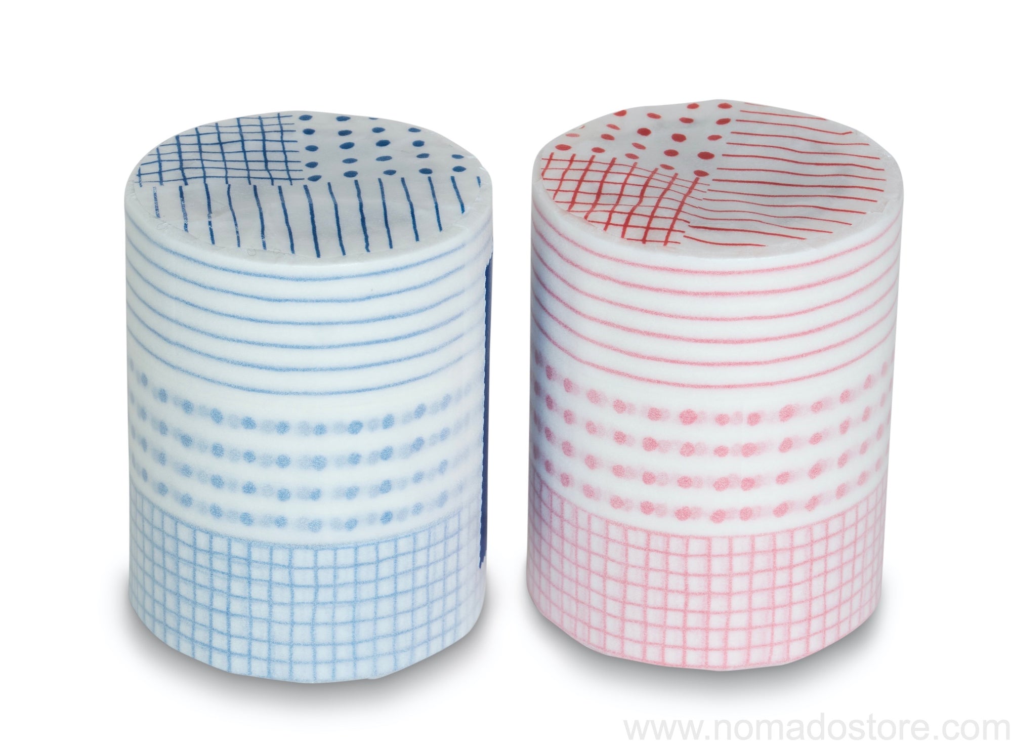 Classiky mitsou Masking Tape 3 design set (Red or Blue)